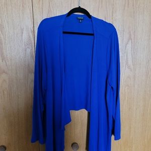 Front drape cardigan